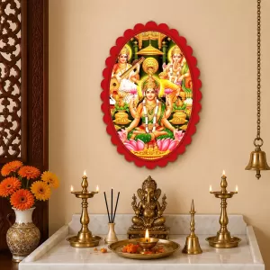 Lord Ganesha Wall Decorative Showpiece 6 X 8 Inch | 4 MM MDF Wooden Glossy Sublimation Print | Back Hook Wall Hanging | Home Temple & Living Room Decor (F57908) Lord Ganesha Wall Decorative Showpiece 6 X 8 Inch | 4 MM MDF Wooden Glossy Sublimation Print | Back Hook Wall Hanging | Home Temple & Living Room Decor (F57908)