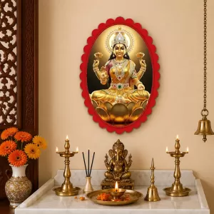 Lord Ganesha Wall Decorative Showpiece 6 X 8 Inch | 4 MM MDF Wooden Glossy Sublimation Print | Back Hook Wall Hanging | Home Temple & Living Room Decor (F57913) Lord Ganesha Wall Decorative Showpiece 6 X 8 Inch | 4 MM MDF Wooden Glossy Sublimation Print | Back Hook Wall Hanging | Home Temple & Living Room Decor (F57913)