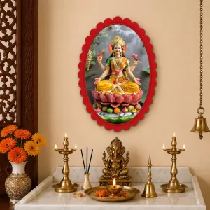 Lord Ganesha Wall Decorative Showpiece 6 X 8 Inch | 4 MM MDF Wooden Glossy Sublimation Print | Back Hook Wall Hanging | Home Temple & Living Room Decor (F57931) Lord Ganesha Wall Decorative Showpiece 6 X 8 Inch | 4 MM MDF Wooden Glossy Sublimation Print | Back Hook Wall Hanging | Home Temple & Living Room Decor (F57931)