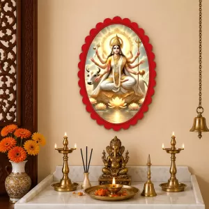 Brahma Wall Decorative Showpiece 6 X 8 Inch | 4 MM MDF Wooden Glossy Sublimation Print | Back Hook Wall Hanging | Home Temple & Living Room Decor (F57935) Brahma Wall Decorative Showpiece 6 X 8 Inch | 4 MM MDF Wooden Glossy Sublimation Print | Back Hook Wall Hanging | Home Temple & Living Room Decor (F57935)