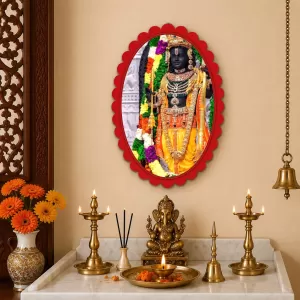 Ram Wall Decorative Showpiece 6 X 8 Inch | 4 MM MDF Wooden Glossy Sublimation Print | Back Hook Wall Hanging | Home Temple & Living Room Decor (F57955) Ram Wall Decorative Showpiece 6 X 8 Inch | 4 MM MDF Wooden Glossy Sublimation Print | Back Hook Wall Hanging | Home Temple & Living Room Decor (F57955)
