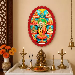 Lord Ganesha Wall Decorative Showpiece 6 X 8 Inch | 4 MM MDF Wooden Glossy Sublimation Print | Back Hook Wall Hanging | Home Temple & Living Room Decor (F57988) Lord Ganesha Wall Decorative Showpiece 6 X 8 Inch | 4 MM MDF Wooden Glossy Sublimation Print | Back Hook Wall Hanging | Home Temple & Living Room Decor (F57988)