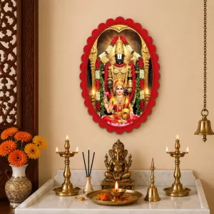 Lakshmi Wall Decorative Showpiece 6 X 8 Inch | 4 MM MDF Wooden Glossy Sublimation Print | Back Hook Wall Hanging | Home Temple & Living Room Decor (F58021) Lakshmi Wall Decorative Showpiece 6 X 8 Inch | 4 MM MDF Wooden Glossy Sublimation Print | Back Hook Wall Hanging | Home Temple & Living Room Decor (F58021)