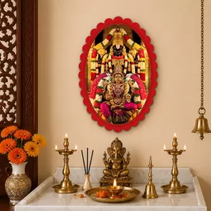 Venkateswara Wall Decorative Showpiece 6 X 8 Inch | 4 MM MDF Wooden Glossy Sublimation Print | Back Hook Wall Hanging | Home Temple & Living Room Decor (F58027) Venkateswara Wall Decorative Showpiece 6 X 8 Inch | 4 MM MDF Wooden Glossy Sublimation Print | Back Hook Wall Hanging | Home Temple & Living Room Decor (F58027)