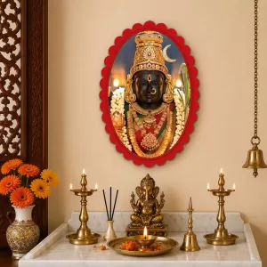 Tirupati Balaji Wall Decorative Showpiece 6 X 8 Inch | 4 MM MDF Wooden Glossy Sublimation Print | Back Hook Wall Hanging | Home Temple & Living Room Decor (F58036) Tirupati Balaji Wall Decorative Showpiece 6 X 8 Inch | 4 MM MDF Wooden Glossy Sublimation Print | Back Hook Wall Hanging | Home Temple & Living Room Decor (F58036)