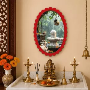 Ganesha Wall Decorative Showpiece 6 X 8 Inch | 4 MM MDF Wooden Glossy Sublimation Print | Back Hook Wall Hanging | Home Temple & Living Room Decor (F58038) Ganesha Wall Decorative Showpiece 6 X 8 Inch | 4 MM MDF Wooden Glossy Sublimation Print | Back Hook Wall Hanging | Home Temple & Living Room Decor (F58038)