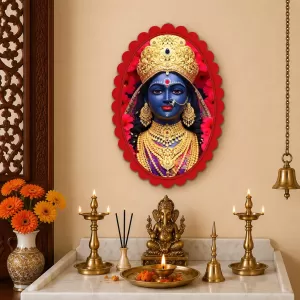 Kali Wall Decorative Showpiece 6 X 8 Inch | 4 MM MDF Wooden Glossy Sublimation Print | Back Hook Wall Hanging | Home Temple & Living Room Decor (F58064) Kali Wall Decorative Showpiece 6 X 8 Inch | 4 MM MDF Wooden Glossy Sublimation Print | Back Hook Wall Hanging | Home Temple & Living Room Decor (F58064)