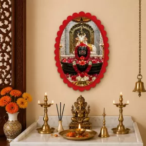 Lord Ganesha Wall Decorative Showpiece 6 X 8 Inch | 4 MM MDF Wooden Glossy Sublimation Print | Back Hook Wall Hanging | Home Temple & Living Room Decor (F58118) Lord Ganesha Wall Decorative Showpiece 6 X 8 Inch | 4 MM MDF Wooden Glossy Sublimation Print | Back Hook Wall Hanging | Home Temple & Living Room Decor (F58118)