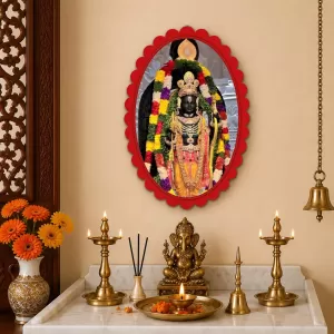Ram Lalla Wall Decorative Showpiece 6 X 8 Inch | 4 MM MDF Wooden Glossy Sublimation Print | Back Hook Wall Hanging | Home Temple & Living Room Decor (F58177) Ram Lalla Wall Decorative Showpiece 6 X 8 Inch | 4 MM MDF Wooden Glossy Sublimation Print | Back Hook Wall Hanging | Home Temple & Living Room Decor (F58177)