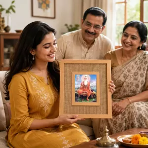 VYASA MAHARSHI Laminated Jute Wall Photo Frame, 14 X 16 Inch (F173958) VYASA MAHARSHI Laminated Jute Wall Photo Frame, 14 X 16 Inch (F173958)