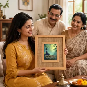Buddha Laminated Jute Wall Photo Frame, 14 X 16 Inch (F174421) Buddha Laminated Jute Wall Photo Frame, 14 X 16 Inch (F174421)