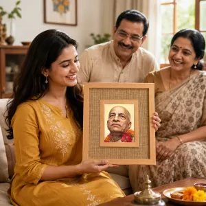 Pravupad Laminated Jute Wall Photo Frame, 14 X 16 Inch (F174939)