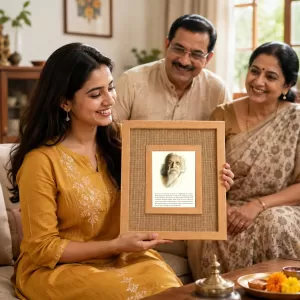 Sri Aurobindo Laminated Jute Wall Photo Frame, 14 X 16 Inch (F175041) Sri Aurobindo Laminated Jute Wall Photo Frame, 14 X 16 Inch (F175041)