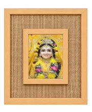 Divine Radha Laminated Jute Wall Photo Frame, 14 X 16 Inch (F173886)
