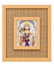 Hanuman Laminated Jute Wall Photo Frame, 14 X 16 Inch (F173890)