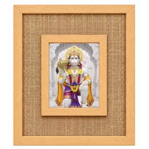 Hanuman Laminated Jute Wall Photo Frame, 14 X 16 Inch (F173890) Hanuman Laminated Jute Wall Photo Frame, 14 X 16 Inch (F173890)