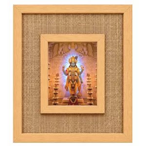 Lord Vishnu Laminated Jute Wall Photo Frame, 14 X 16 Inch (F173903) Lord Vishnu Laminated Jute Wall Photo Frame, 14 X 16 Inch (F173903)