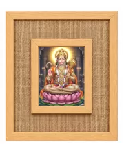 Hanuman Laminated Jute Wall Photo Frame, 14 X 16 Inch (F173908)