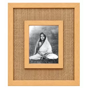 Woman Portrait Laminated Jute Wall Photo Frame, 14 X 16 Inch (F173912) Woman Portrait Laminated Jute Wall Photo Frame, 14 X 16 Inch (F173912)