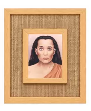 Mah Laminated Jute Wall Photo Frame, 14 X 16 Inch (F173917)