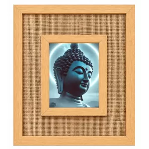 Buddha Laminated Jute Wall Photo Frame, 14 X 16 Inch (F173938) Buddha Laminated Jute Wall Photo Frame, 14 X 16 Inch (F173938)