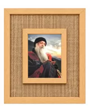 Osho Laminated Jute Wall Photo Frame, 14 X 16 Inch (F173959)