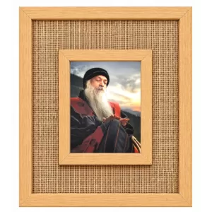 Osho Laminated Jute Wall Photo Frame, 14 X 16 Inch (F173959)