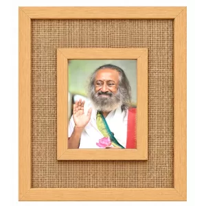 Sri Sri Ravi Sh Laminated Jute Wall Photo Frame, 14 X 16 Inch (F173983) Sri Sri Ravi Sh Laminated Jute Wall Photo Frame, 14 X 16 Inch (F173983)