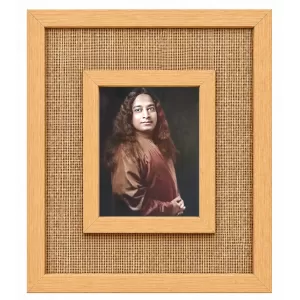 Paramahansa Yogananda Laminated Jute Wall Photo Frame, 14 X 16 Inch (F174002) Paramahansa Yogananda Laminated Jute Wall Photo Frame, 14 X 16 Inch (F174002)