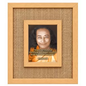 Paramahansa Yogananda Laminated Jute Wall Photo Frame, 14 X 16 Inch (F174004) Paramahansa Yogananda Laminated Jute Wall Photo Frame, 14 X 16 Inch (F174004)