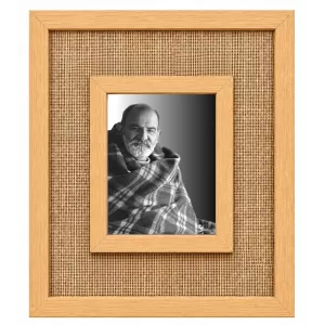 Neem Karoli Baba Laminated Jute Wall Photo Frame, 14 X 16 Inch (F174016) Neem Karoli Baba Laminated Jute Wall Photo Frame, 14 X 16 Inch (F174016)