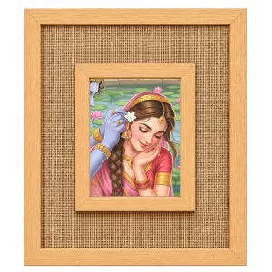 Shree Radha Laminated Jute Wall Photo Frame, 14 X 16 Inch (F174019) Shree Radha Laminated Jute Wall Photo Frame, 14 X 16 Inch (F174019)