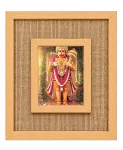 Hanuman Laminated Jute Wall Photo Frame, 14 X 16 Inch (F174025)