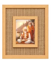 Sant Kabir Das Laminated Jute Wall Photo Frame, 14 X 16 Inch (F174048)