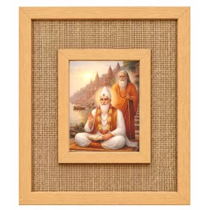 Sant Kabir Das Laminated Jute Wall Photo Frame, 14 X 16 Inch (F174048) Sant Kabir Das Laminated Jute Wall Photo Frame, 14 X 16 Inch (F174048)