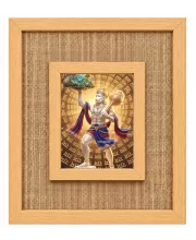 Hanuman Laminated Jute Wall Photo Frame, 14 X 16 Inch (F174062)