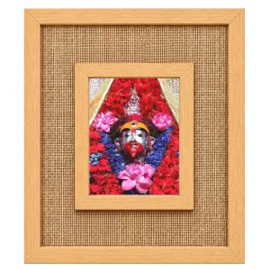 Kali Maa Laminated Jute Wall Photo Frame, 14 X 16 Inch (F174064) Kali Maa Laminated Jute Wall Photo Frame, 14 X 16 Inch (F174064)