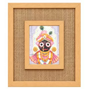 Lord Jagannath Laminated Jute Wall Photo Frame, 14 X 16 Inch (F174105) Lord Jagannath Laminated Jute Wall Photo Frame, 14 X 16 Inch (F174105)
