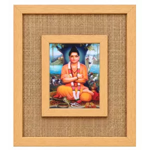 Dattaguru Laminated Jute Wall Photo Frame, 14 X 16 Inch (F174117)