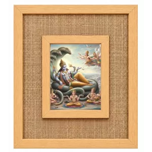 Shree Narayan Laminated Jute Wall Photo Frame, 14 X 16 Inch (F174131)