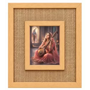 Mirabai Laminated Jute Wall Photo Frame, 14 X 16 Inch (F174141) Mirabai Laminated Jute Wall Photo Frame, 14 X 16 Inch (F174141)