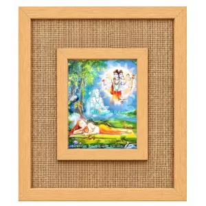 Dattaguru Laminated Jute Wall Photo Frame, 14 X 16 Inch (F174145)