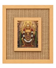 Maa Kaali Laminated Jute Wall Photo Frame, 14 X 16 Inch (F174151)