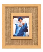 Osho Laminated Jute Wall Photo Frame, 14 X 16 Inch (F174157)