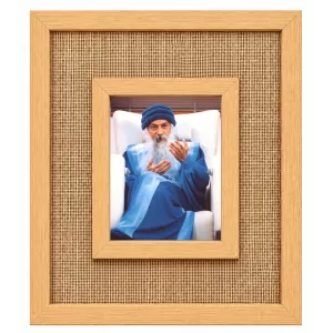 Osho Laminated Jute Wall Photo Frame, 14 X 16 Inch (F174157)