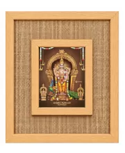 Lord Laminated Jute Wall Photo Frame, 14 X 16 Inch (F174181)