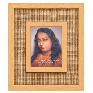 Paramahansa Yogananda Laminated Jute Wall Photo Frame, 14 X 16 Inch (F174182) Paramahansa Yogananda Laminated Jute Wall Photo Frame, 14 X 16 Inch (F174182)