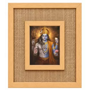 Shree Vishnu Laminated Jute Wall Photo Frame, 14 X 16 Inch (F174200) Shree Vishnu Laminated Jute Wall Photo Frame, 14 X 16 Inch (F174200)