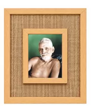 Ramana Maharshi Laminated Jute Wall Photo Frame, 14 X 16 Inch (F174228) Ramana Maharshi Laminated Jute Wall Photo Frame, 14 X 16 Inch (F174228)