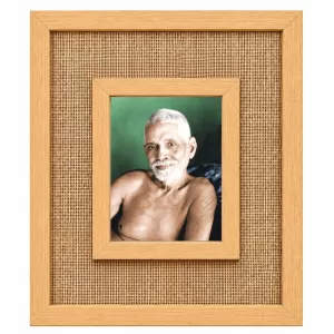 Ramana Maharshi Laminated Jute Wall Photo Frame, 14 X 16 Inch (F174228) Ramana Maharshi Laminated Jute Wall Photo Frame, 14 X 16 Inch (F174228)